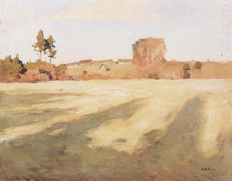 Abgemahtes field, Levitan, Isaak